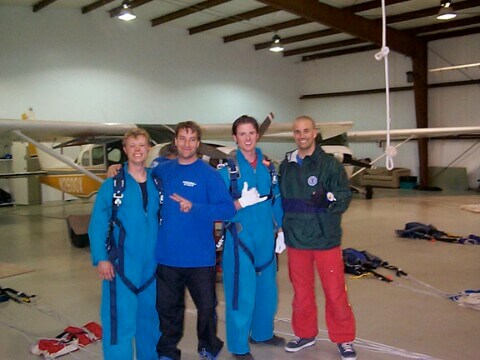 James Bullard skydiving in Vegas